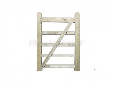 Portones de campo de madera para cierre fincas